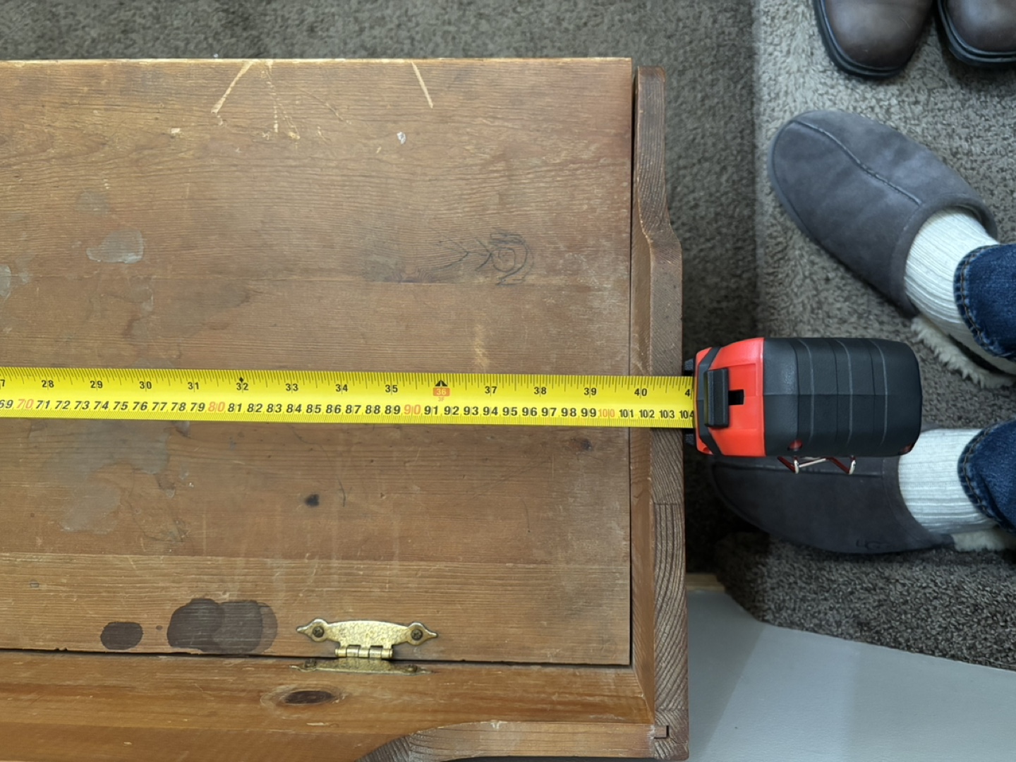 Wooden chest/bench - photo 5