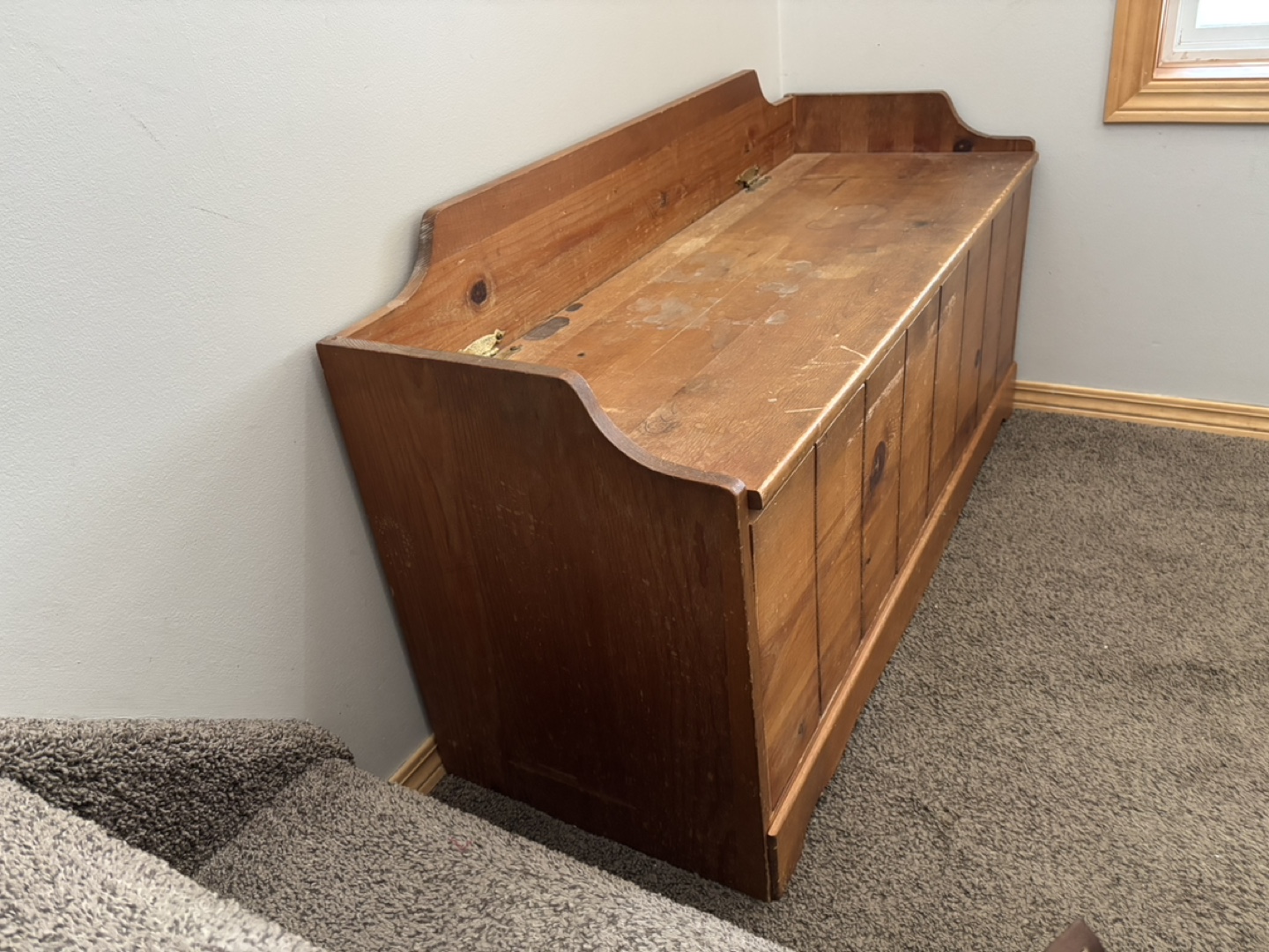 Wooden chest/bench - photo 4