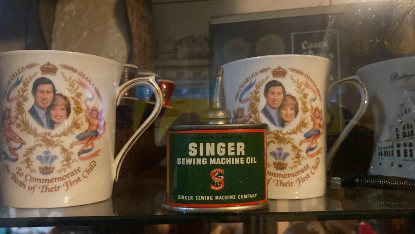 Two Prince Charles and Princess Diana commemorative mugs thumbnail