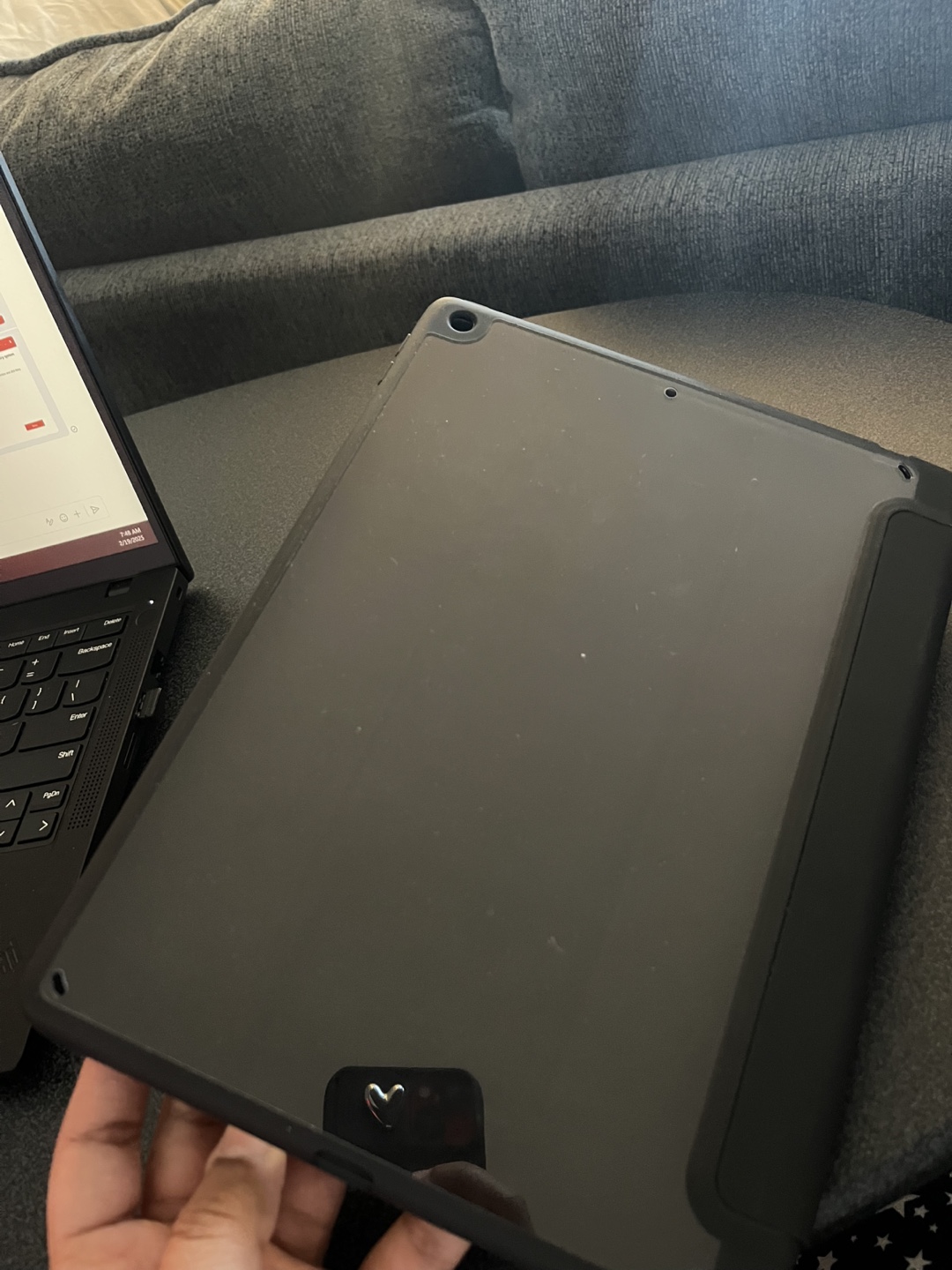 iPad Case - Black Folio Stand Cover - photo 3