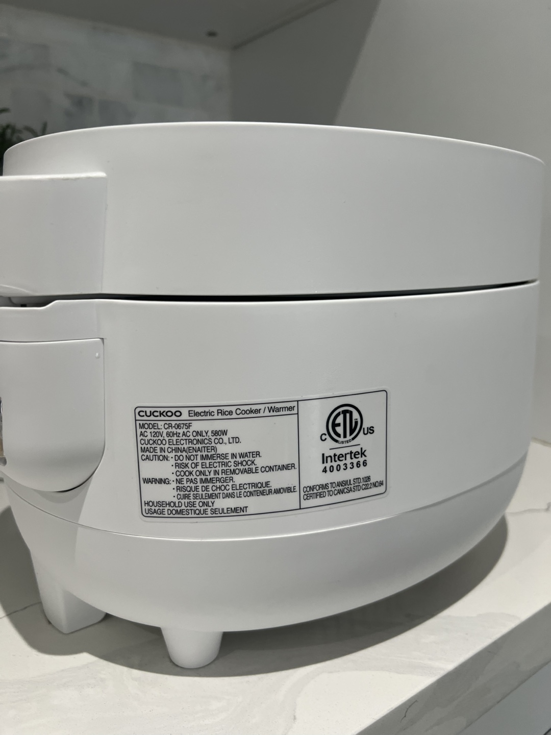 Cuckoo Micom 6 Cup Rice Cooker (CR-0675F) - photo 2