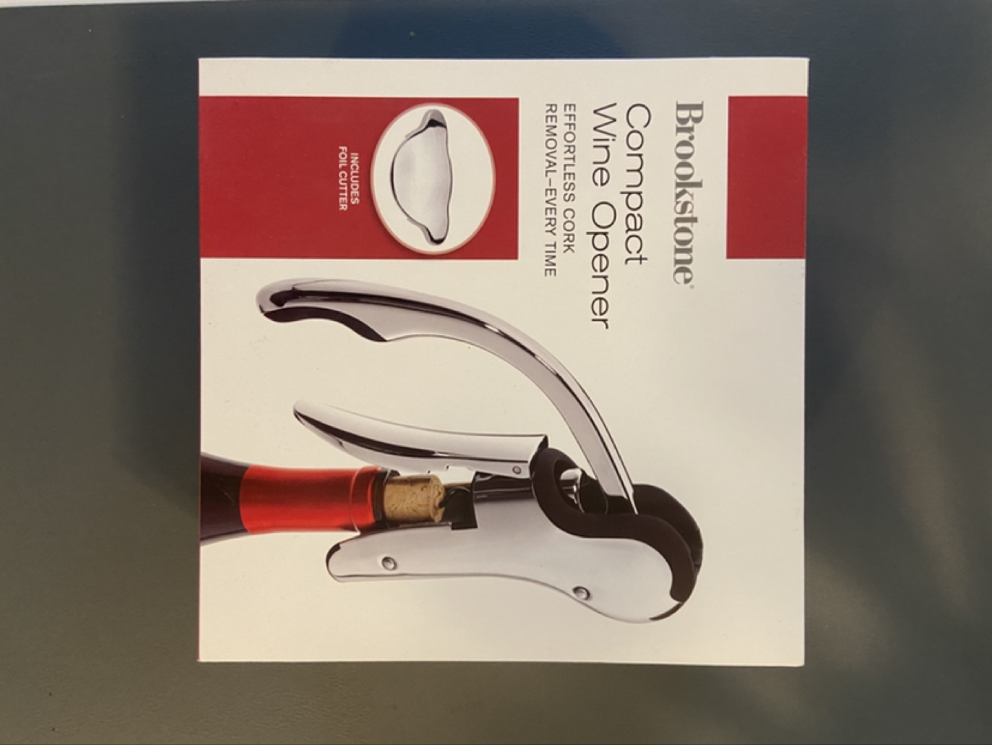 Brookstone Compact Wine Opener - New in Box - photo 3