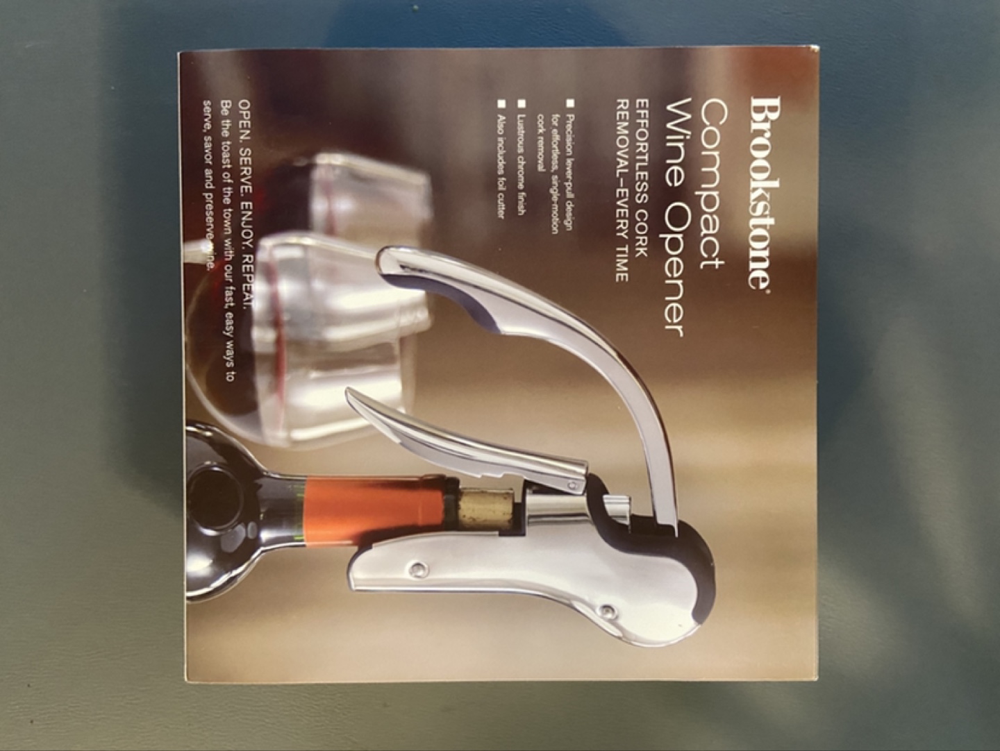 Brookstone Compact Wine Opener - New in Box - photo 2