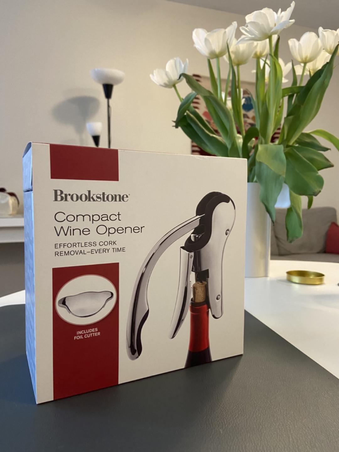 Brookstone Compact Wine Opener - New in Box