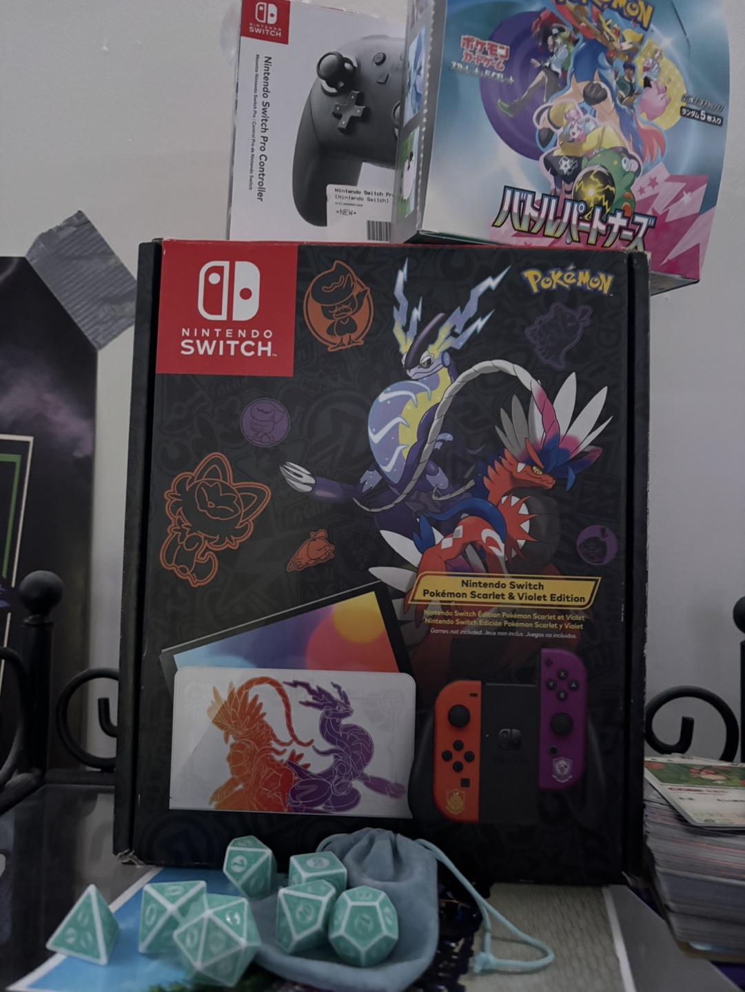 Modded Switch Pokémon Scarlet & Violet Edition Console - photo 2