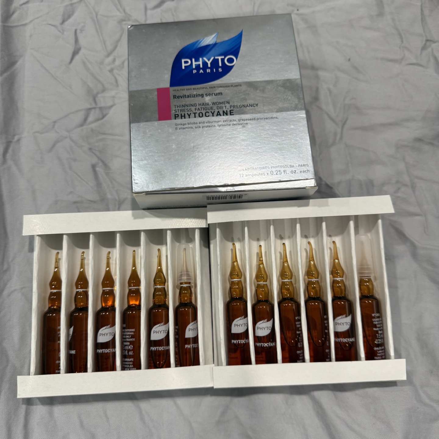 Phyto Paris PhytocIANE Revitalizing Serum - 12 Ampoules - photo 2