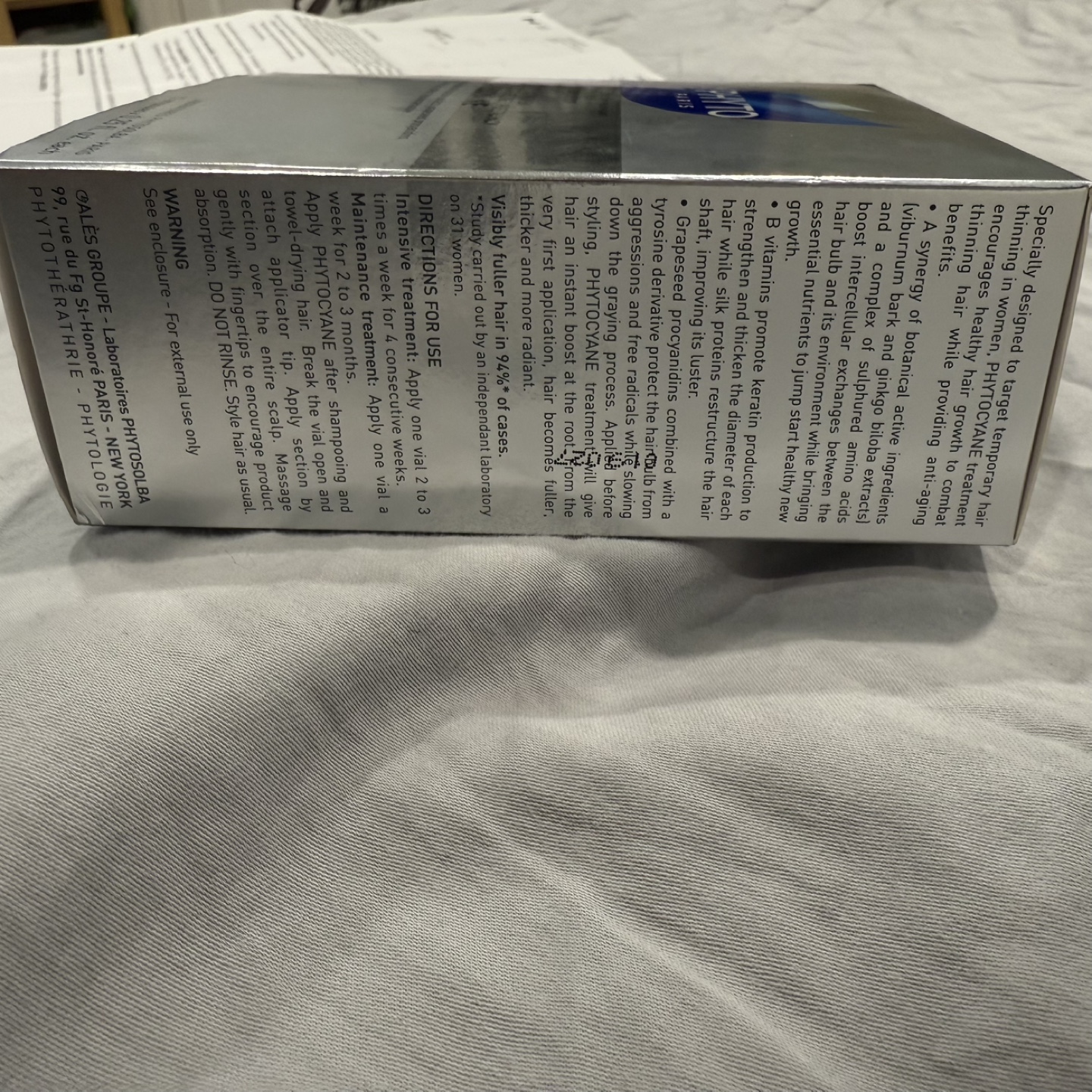 Phyto Paris PhytocIANE Revitalizing Serum - 12 Ampoules - photo 4