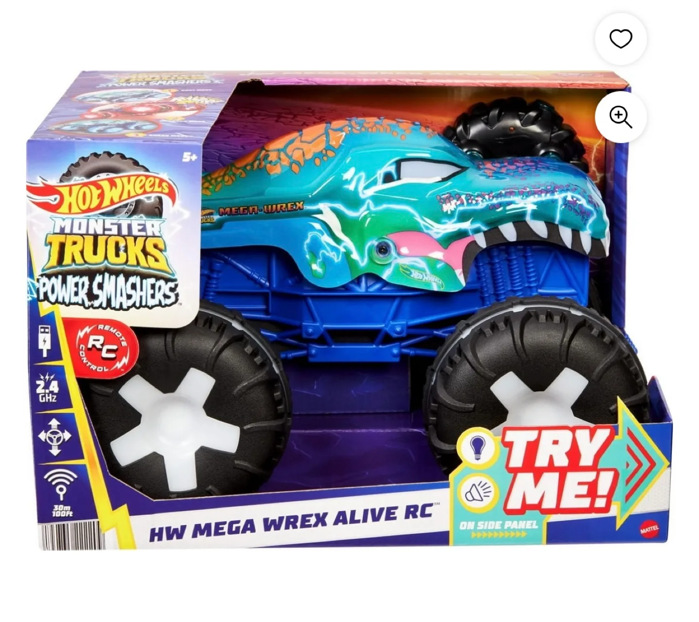 Hot Wheels Monster Trucks Mega Wrex Alive RC Monster Truck image indicator(5)