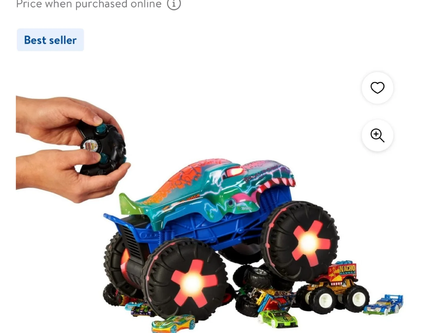 Hot Wheels Monster Trucks Mega Wrex Alive RC Monster Truck image indicator(3)