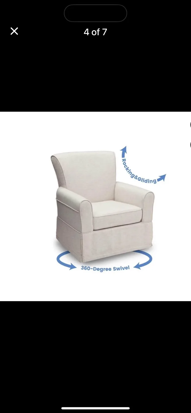Glider Rocker Recliner Swivel Chair image indicator(2)