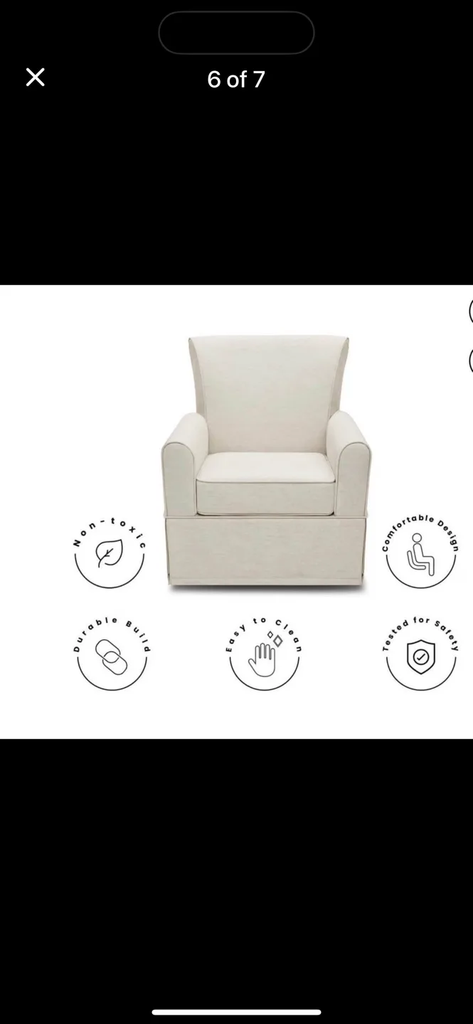 Glider Rocker Recliner Swivel Chair image indicator(4)