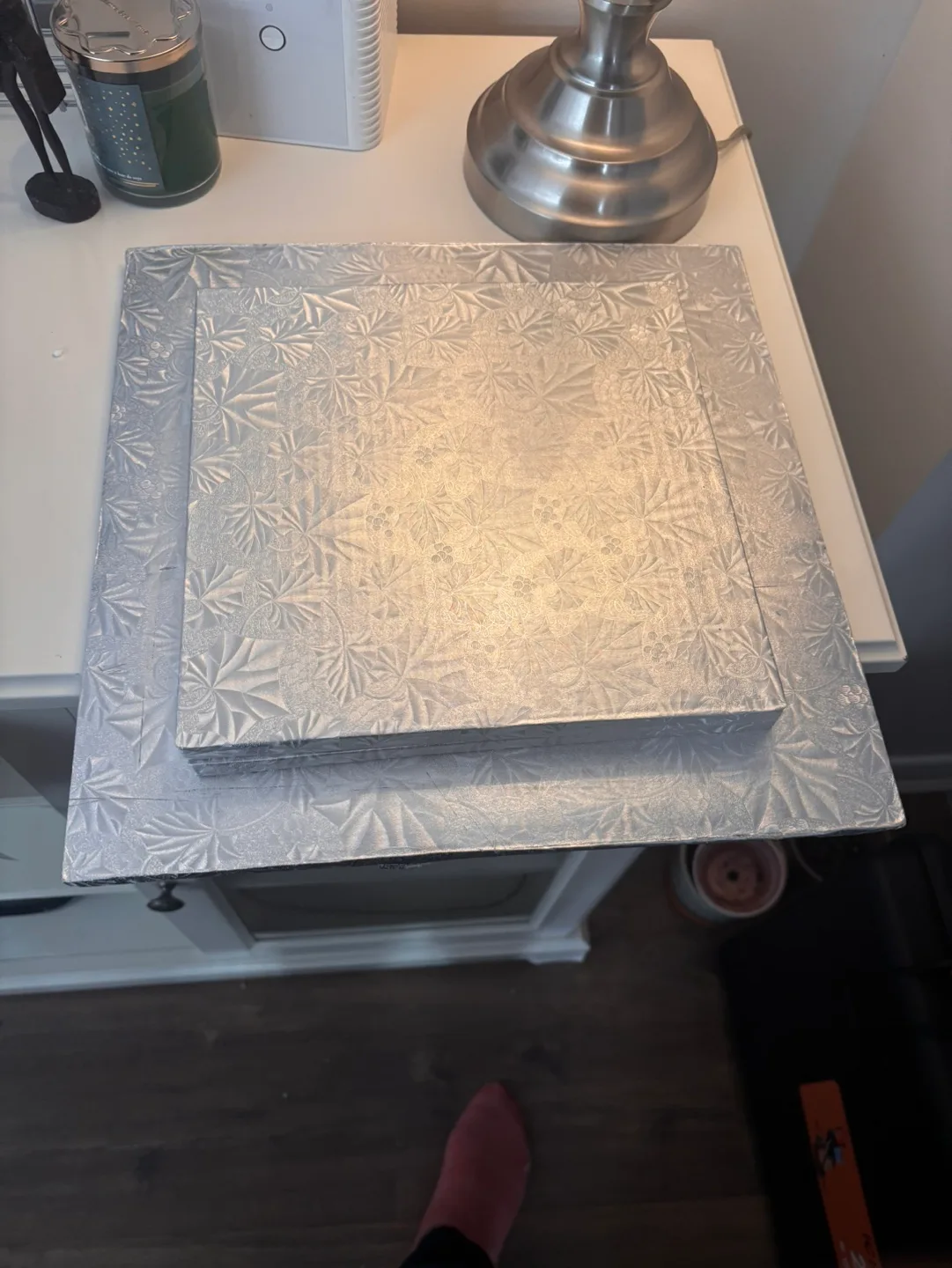 3 Silver Cake Boards thumbnail