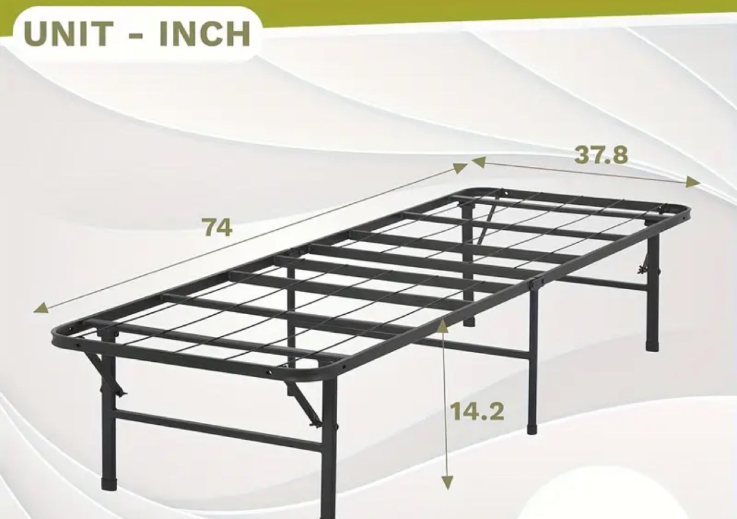 Metal Bed Frame Queen Size - photo 2