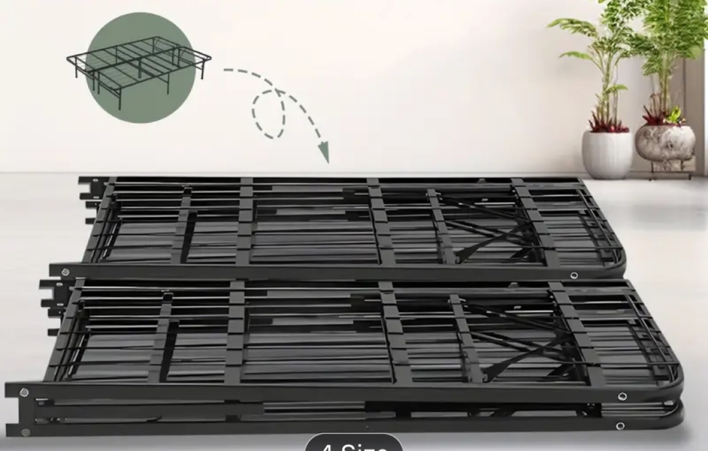 Metal Bed Frame Queen Size - photo 3