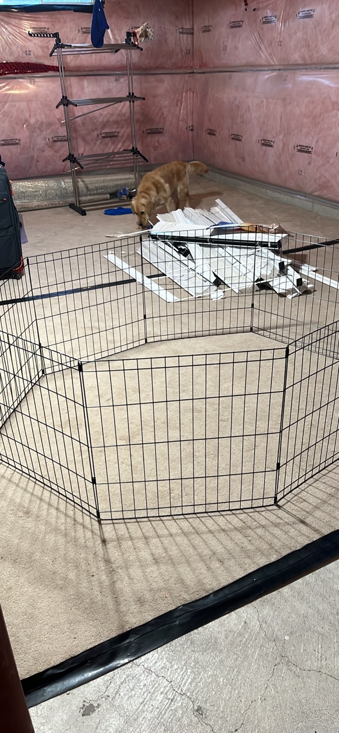 Black Metal Pet Playpen - photo 2