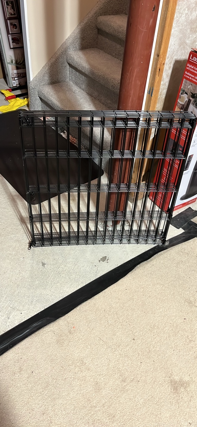 Black Metal Pet Playpen