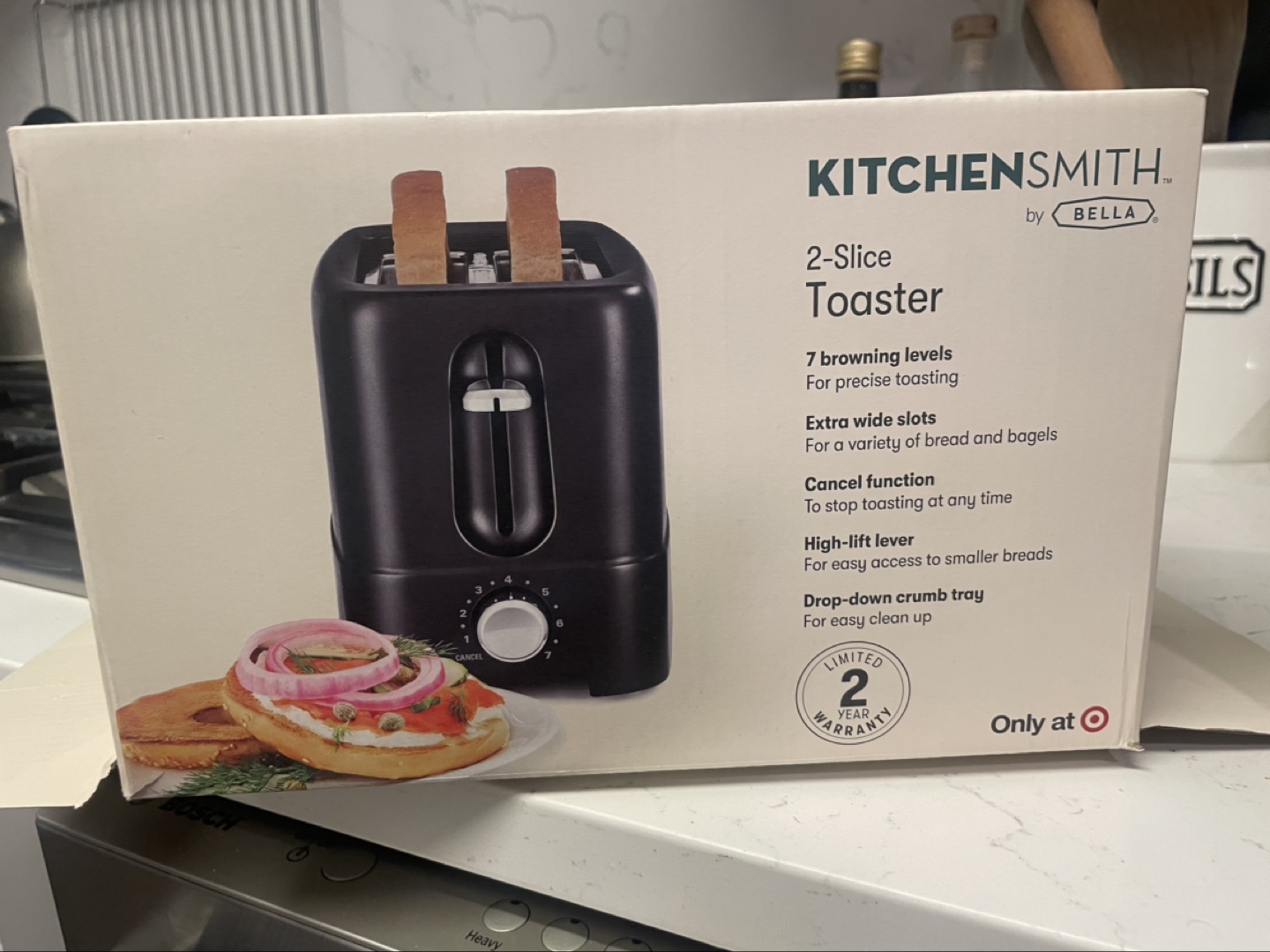 Kitchensmith by Bella 2-Slice Toaster - Black - photo 3