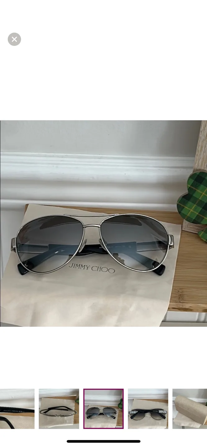 Jimmy Choo Aviator Sunglasses image indicator(6)