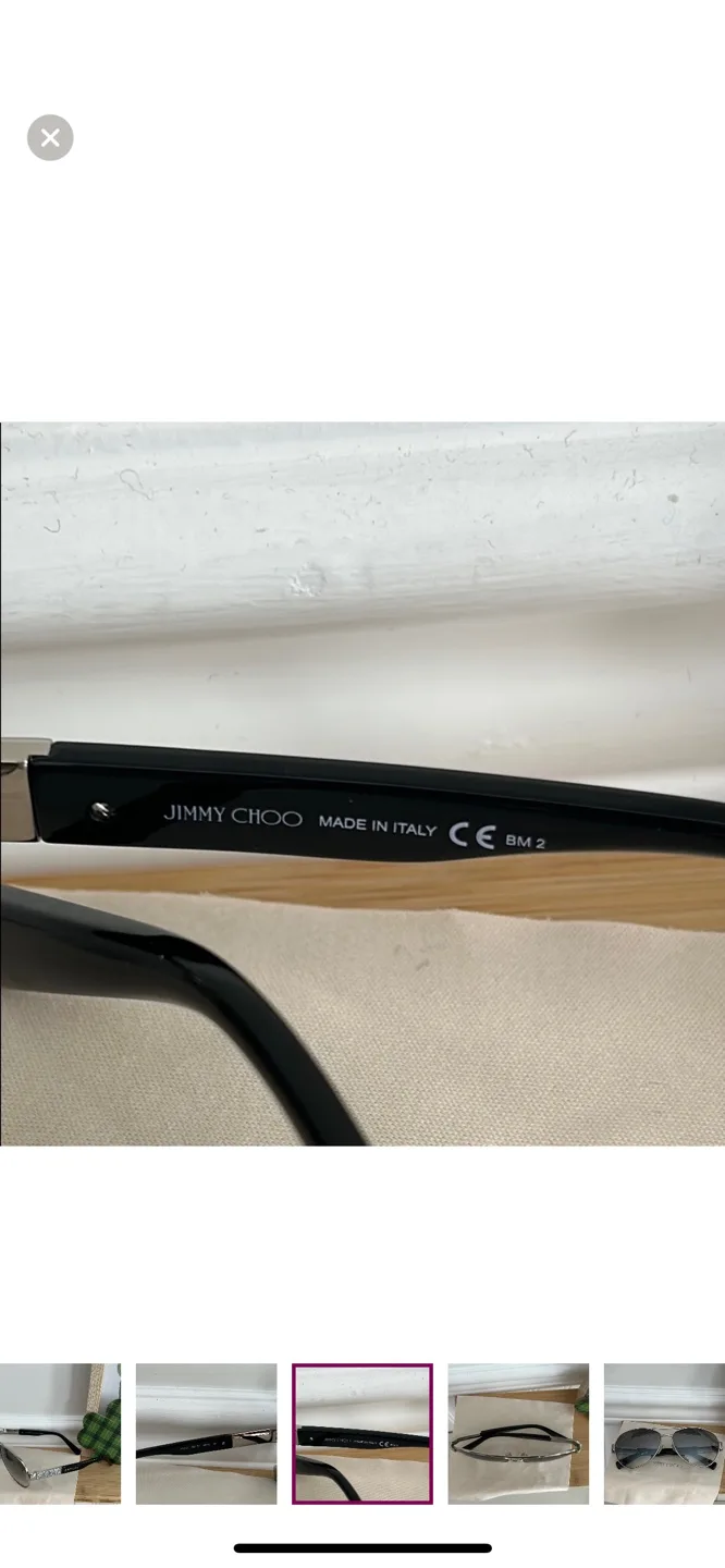 Jimmy Choo Aviator Sunglasses image indicator(4)