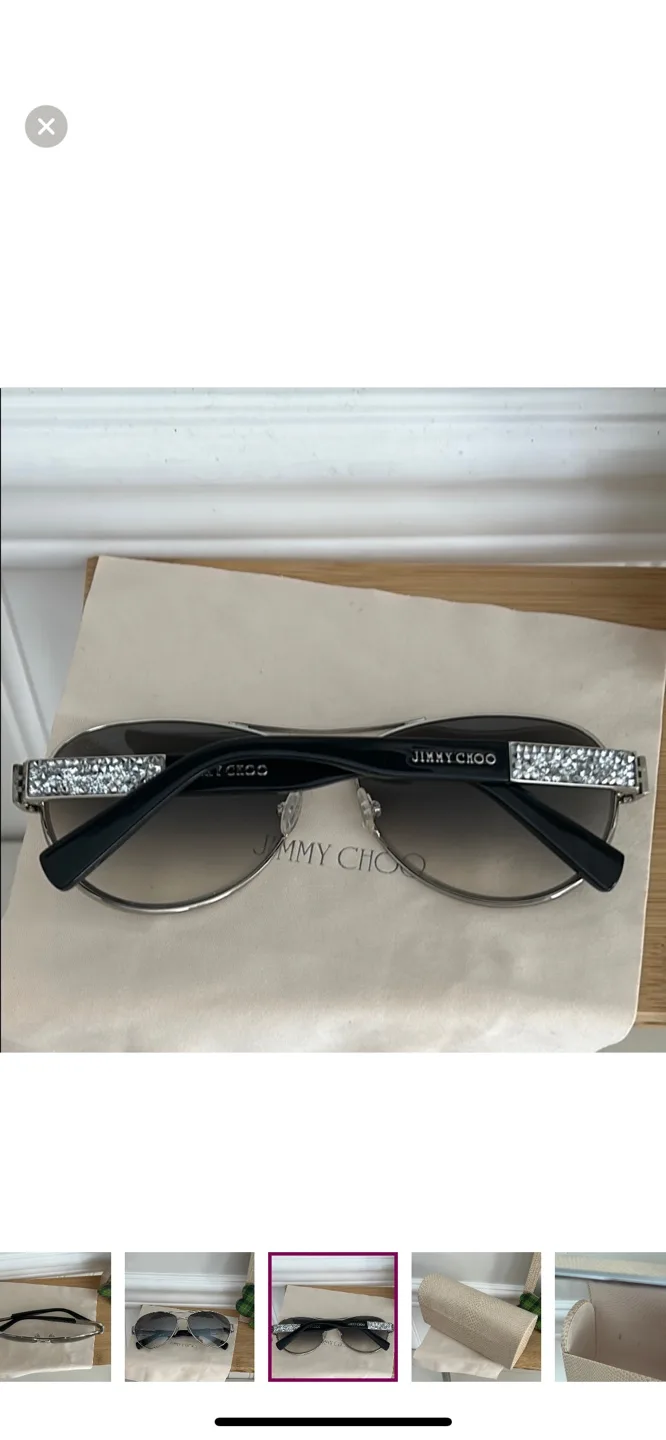 Jimmy Choo Aviator Sunglasses image indicator(7)