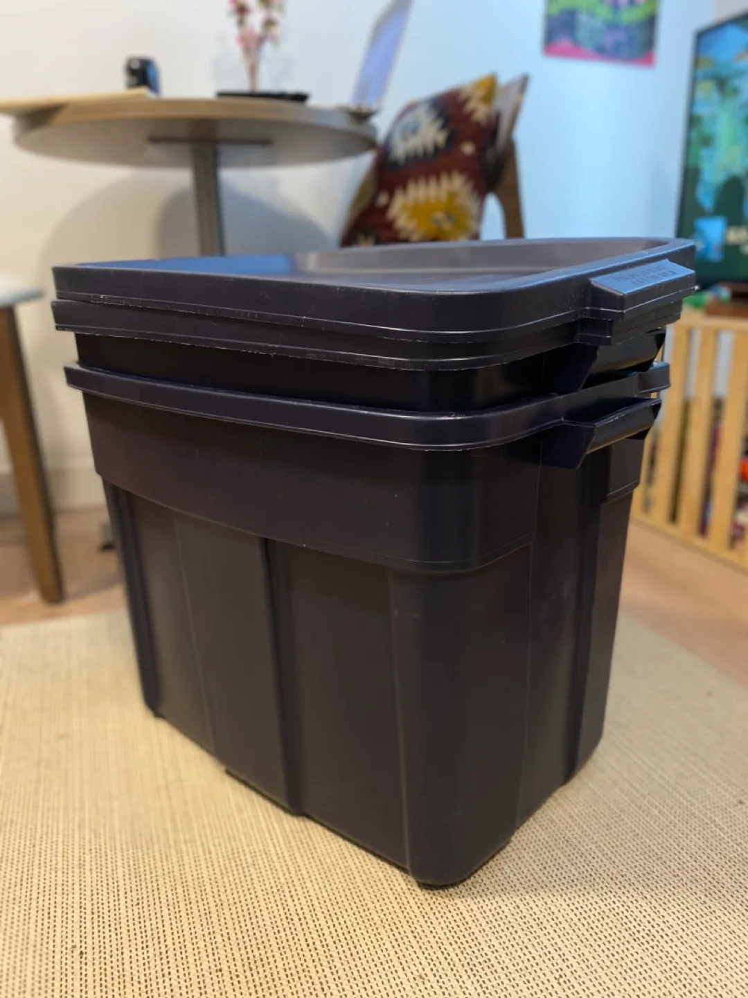 Heavy-Duty Storage container with Lids - 2-pack image indicator(3)