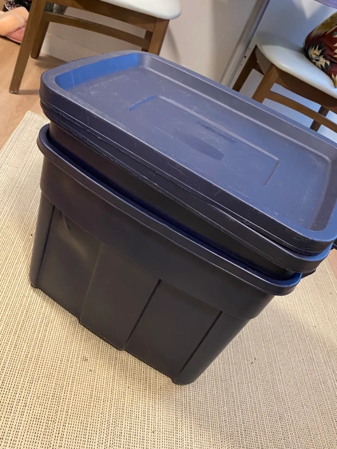 Heavy-Duty Storage container with Lids - 2-pack image indicator(2)