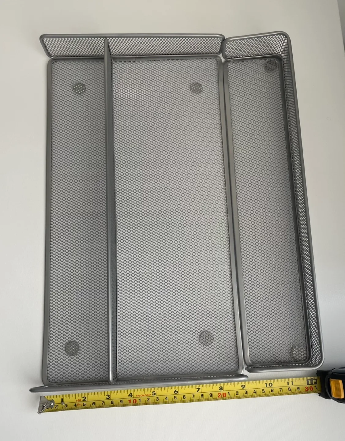 Adjustable Silver Metal Organiser image indicator(2)