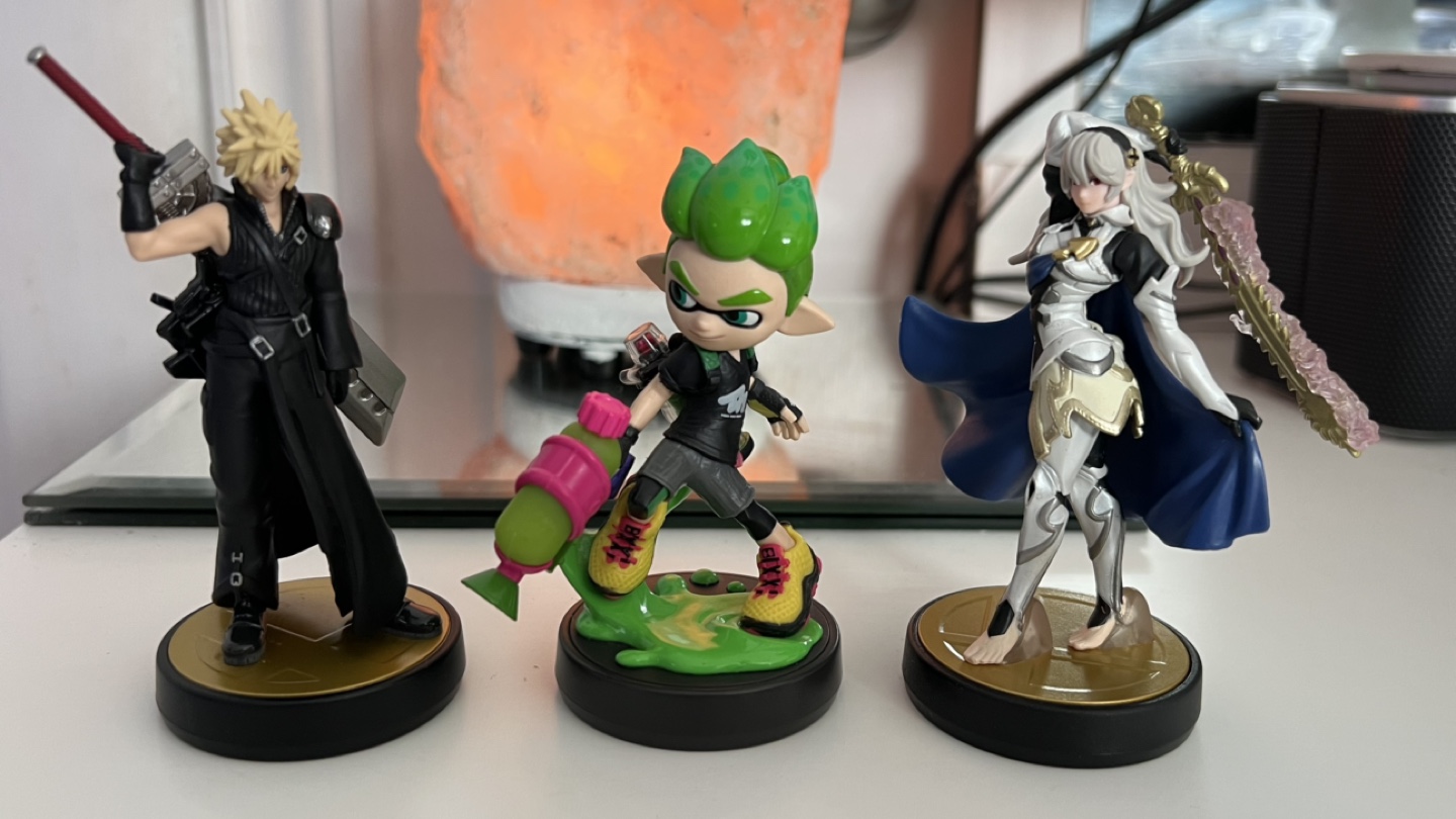 Amiibo Bundle of 3, Corrin Amiibo, Cloud Amiibo, Splatoon 2