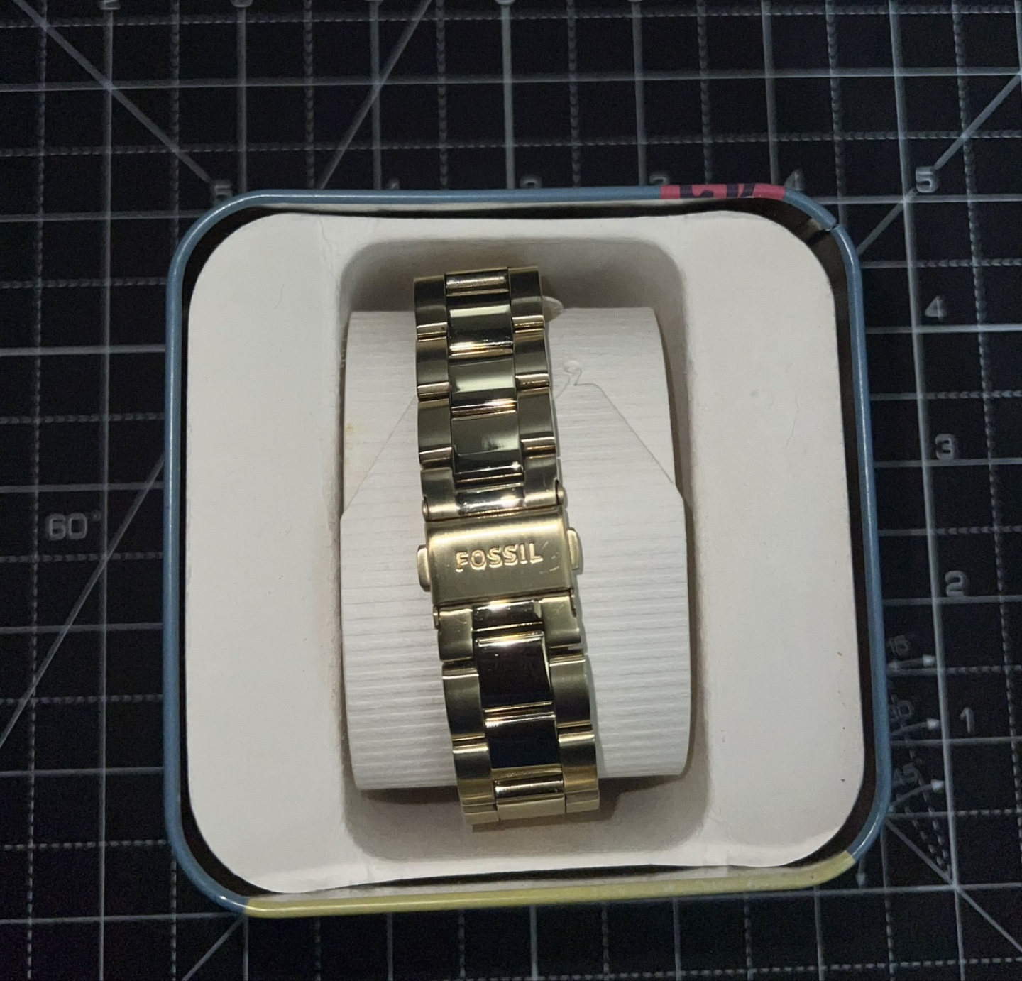 Fossil Gold-Tone Chronograph Watch - photo 3