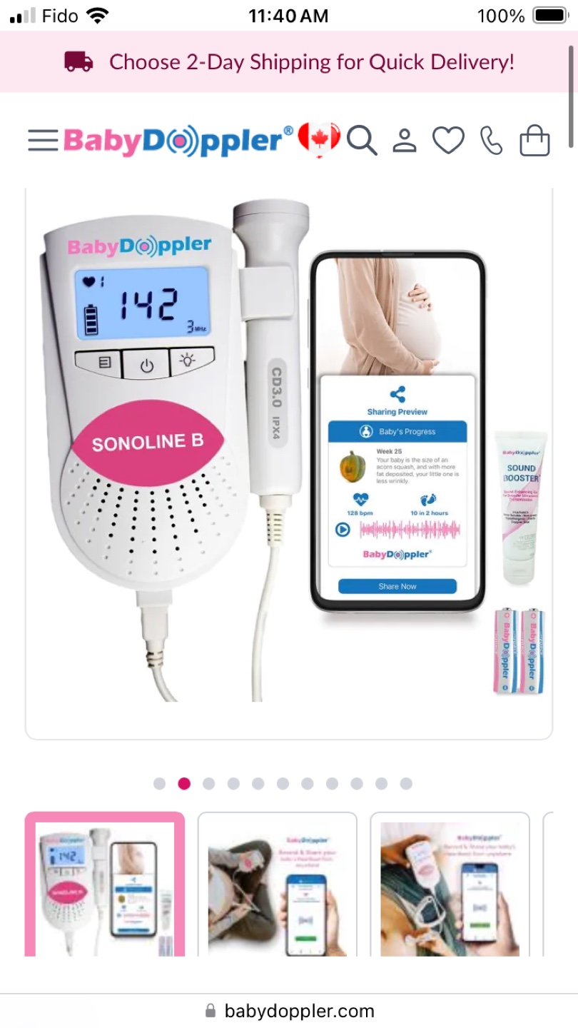 Baby Doppler with Ultrasound Gel & Sound Booster - photo 5