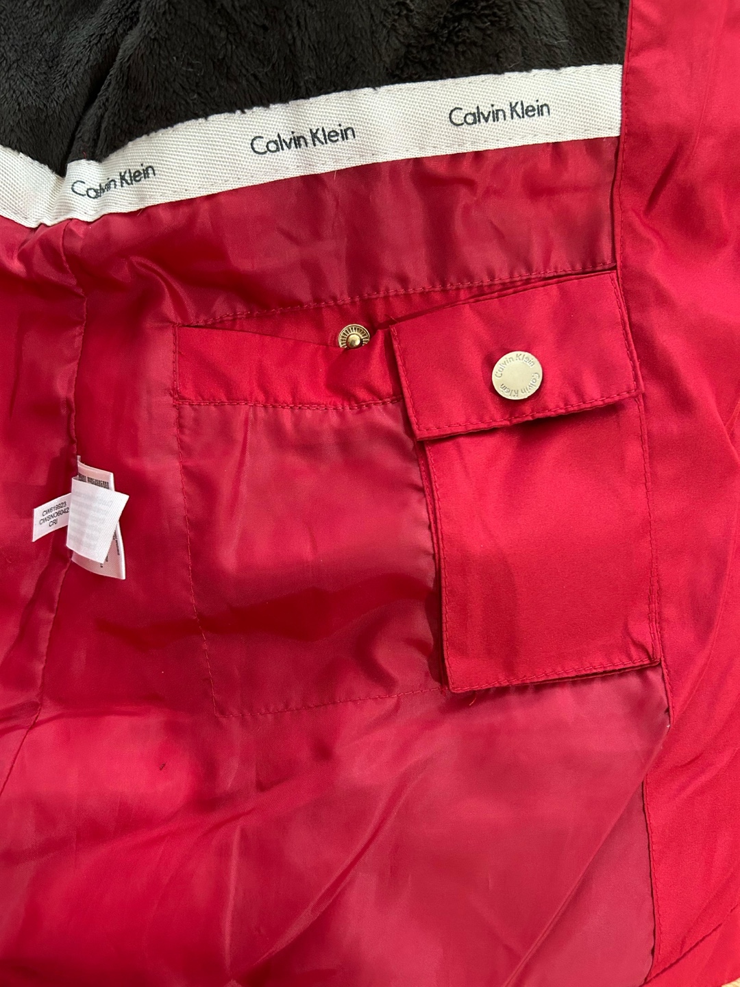 Women’s Calvin Klein Red Puffer Jacket - Size M - photo 5