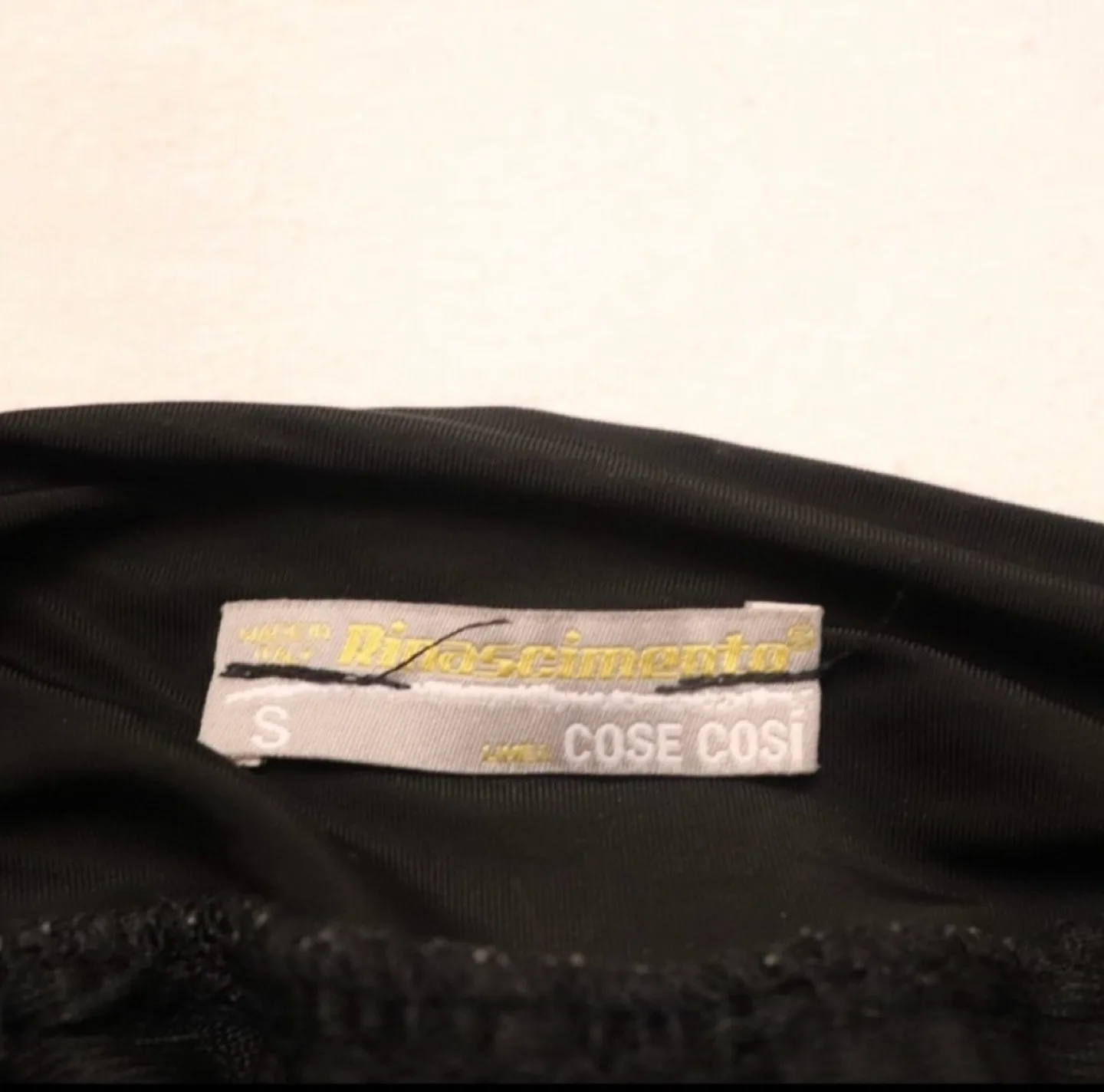 Cose Cosi Black Mini Dress Size Small image indicator(5)