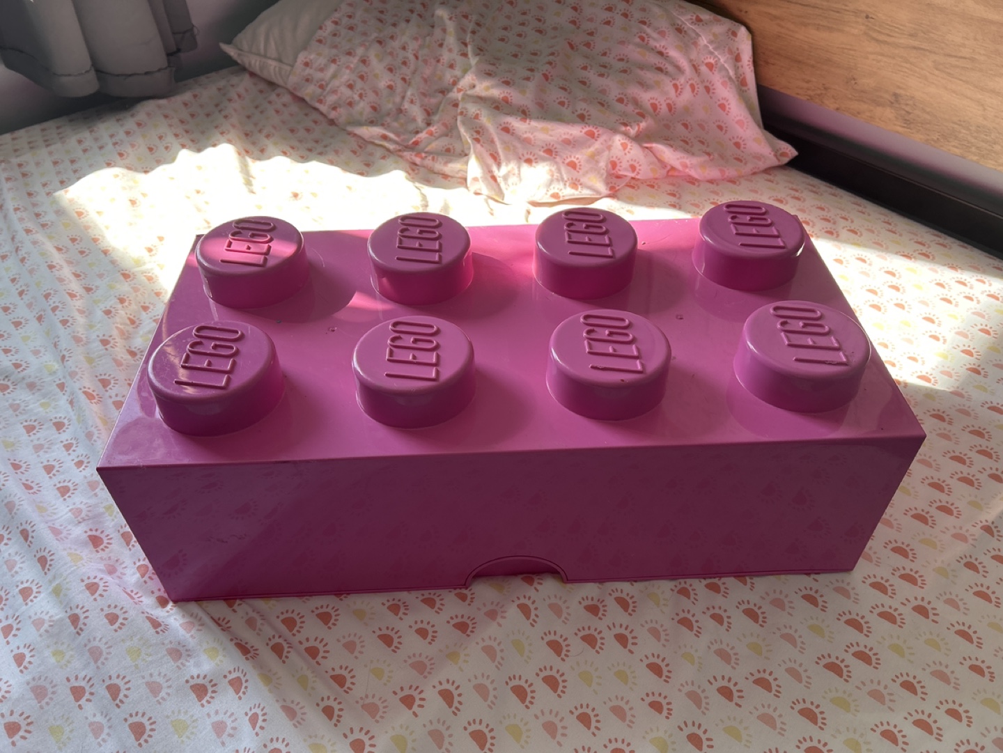 LEGO Brick Storage Box - Pink