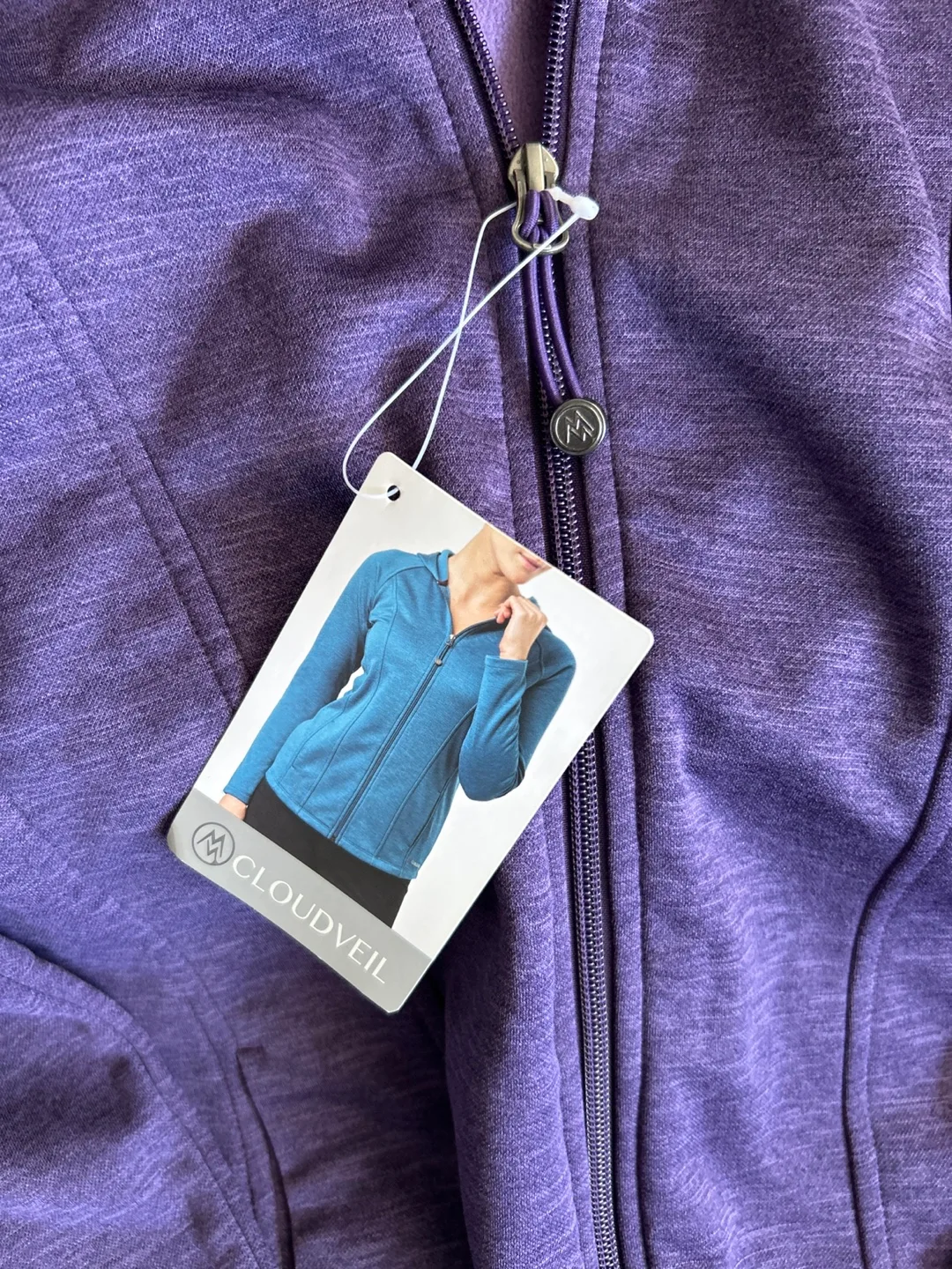 Cloudveil Women's Purple Hoodie - Brand New image indicator(2)