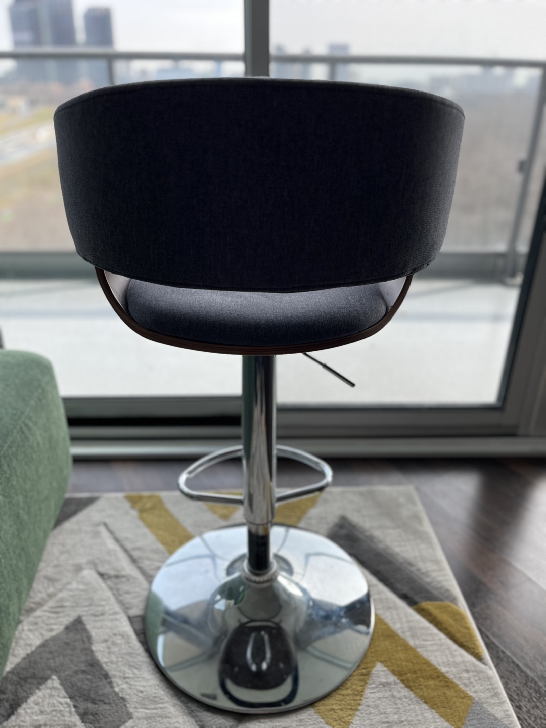 2 Adjustable Height Bar Stools - photo 4