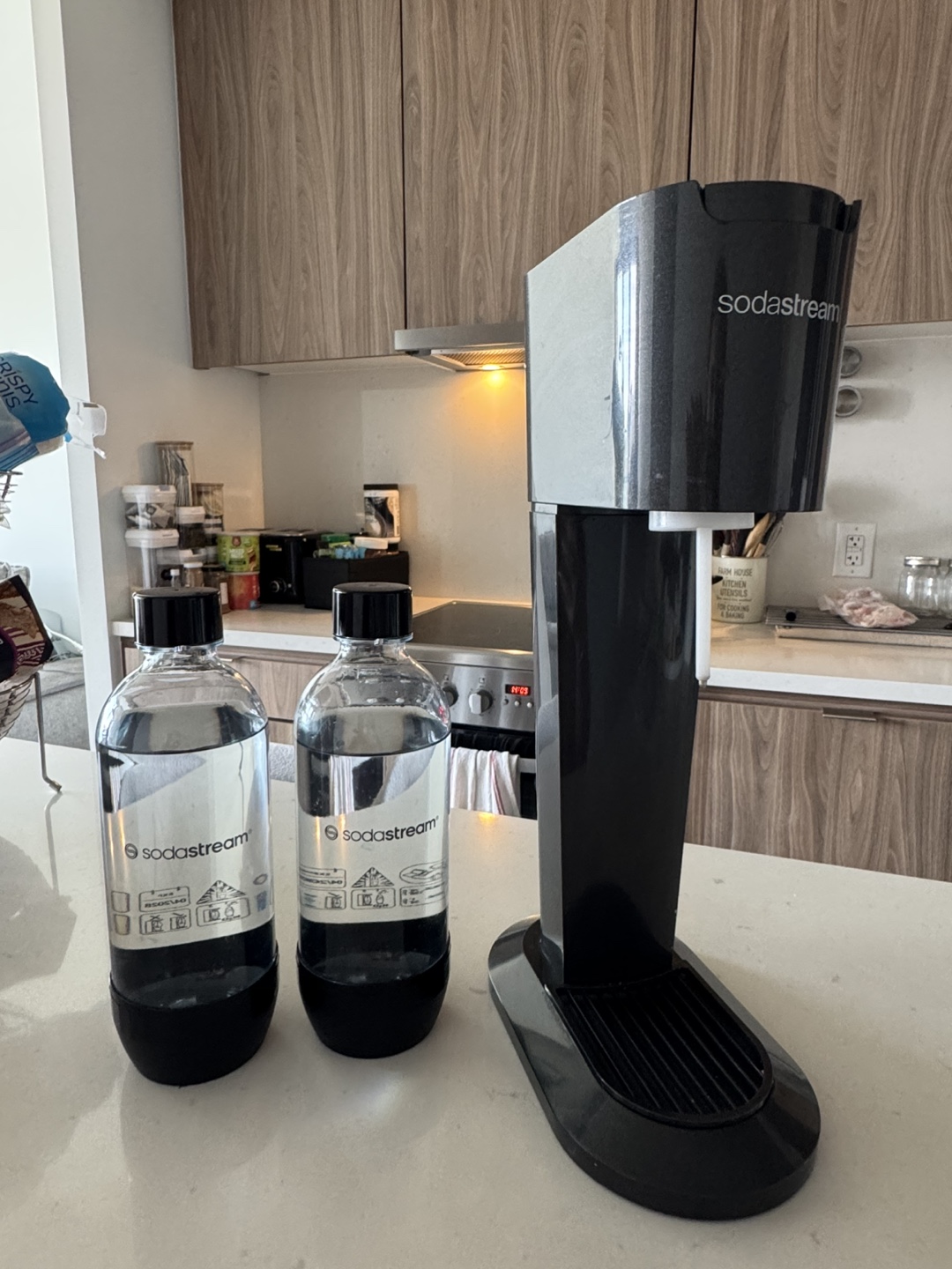SodaStream Sparkling Water Maker with Two Bottles