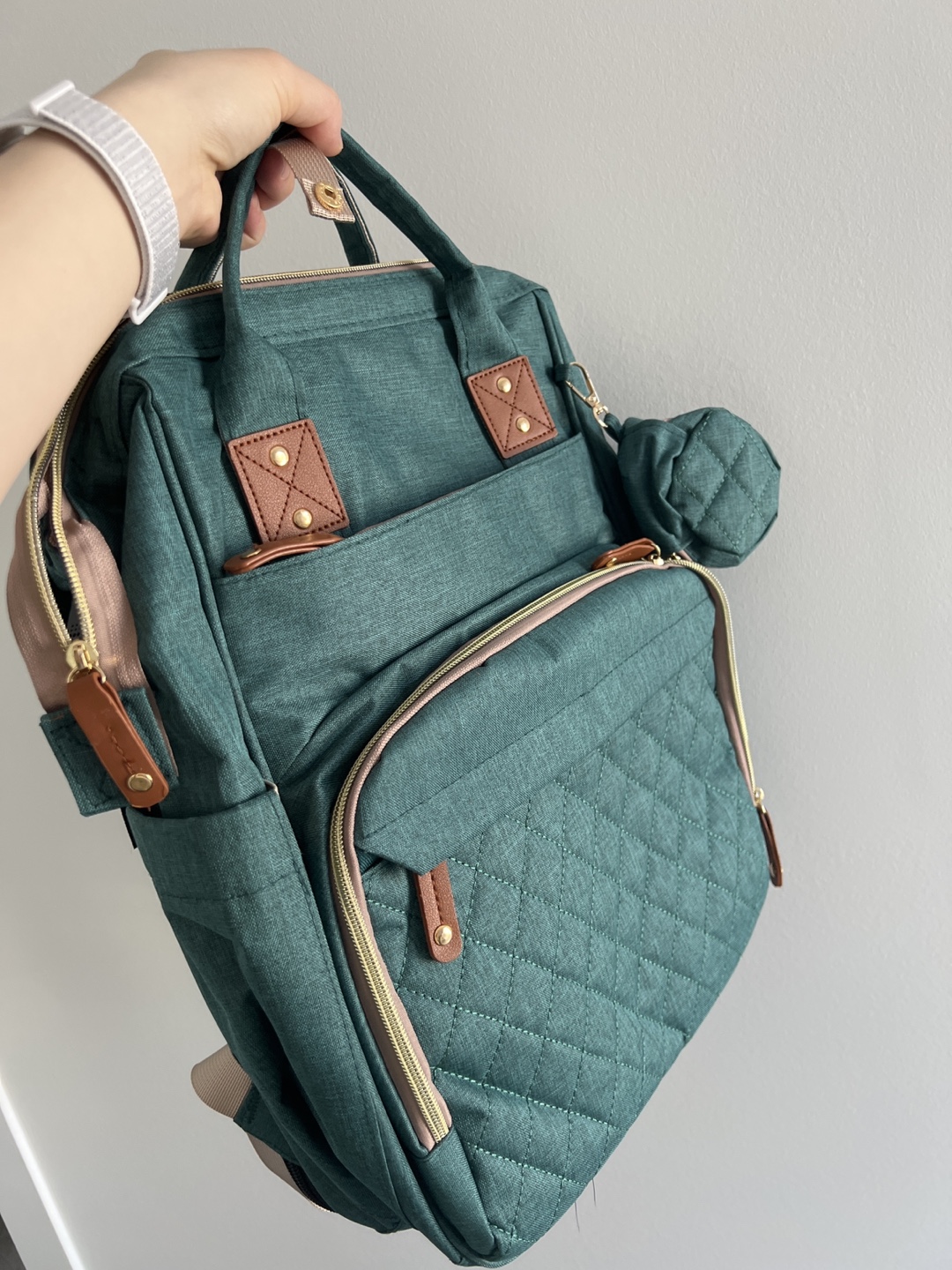 Diaper Backpack with Changing Pad