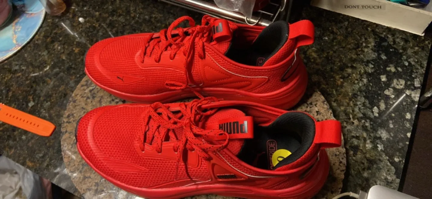 Puma Ride Red Running Shoes thumbnail