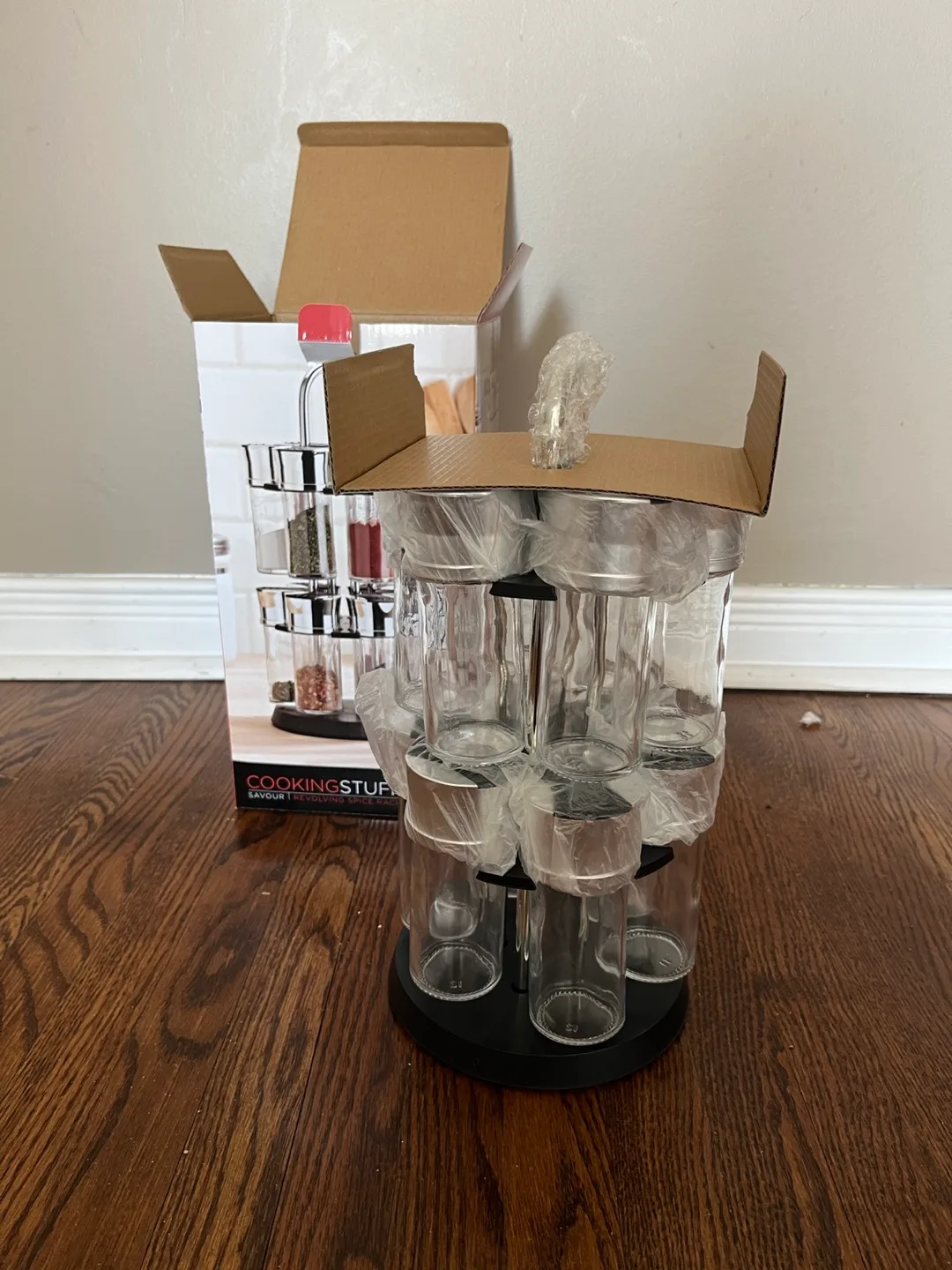 💚 CookingStuf Savour Revolving Spice Rack - 12 Jars image indicator(4)