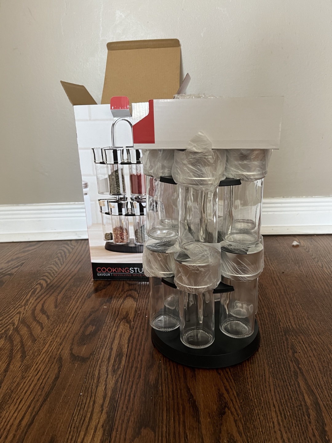 💚 CookingStuf Savour Revolving Spice Rack - 12 Jars - photo 5