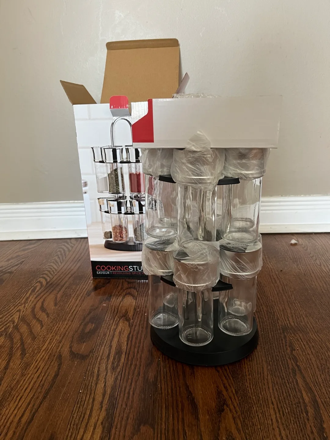 💚 CookingStuf Savour Revolving Spice Rack - 12 Jars image indicator(5)