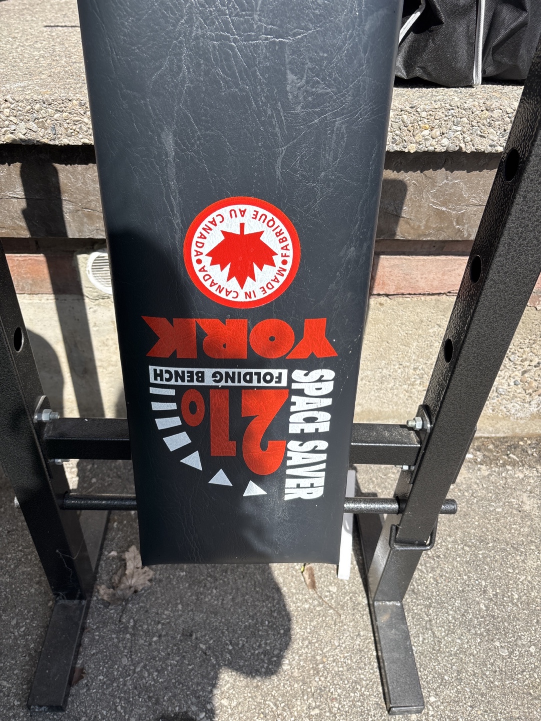 York Fitness 21" Space Saver Folding Bench - photo 2