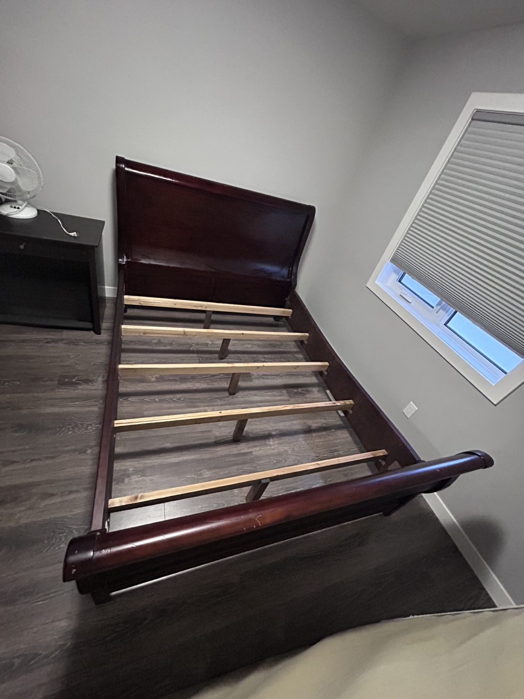 Sleigh Bed Frame - queen - photo 2