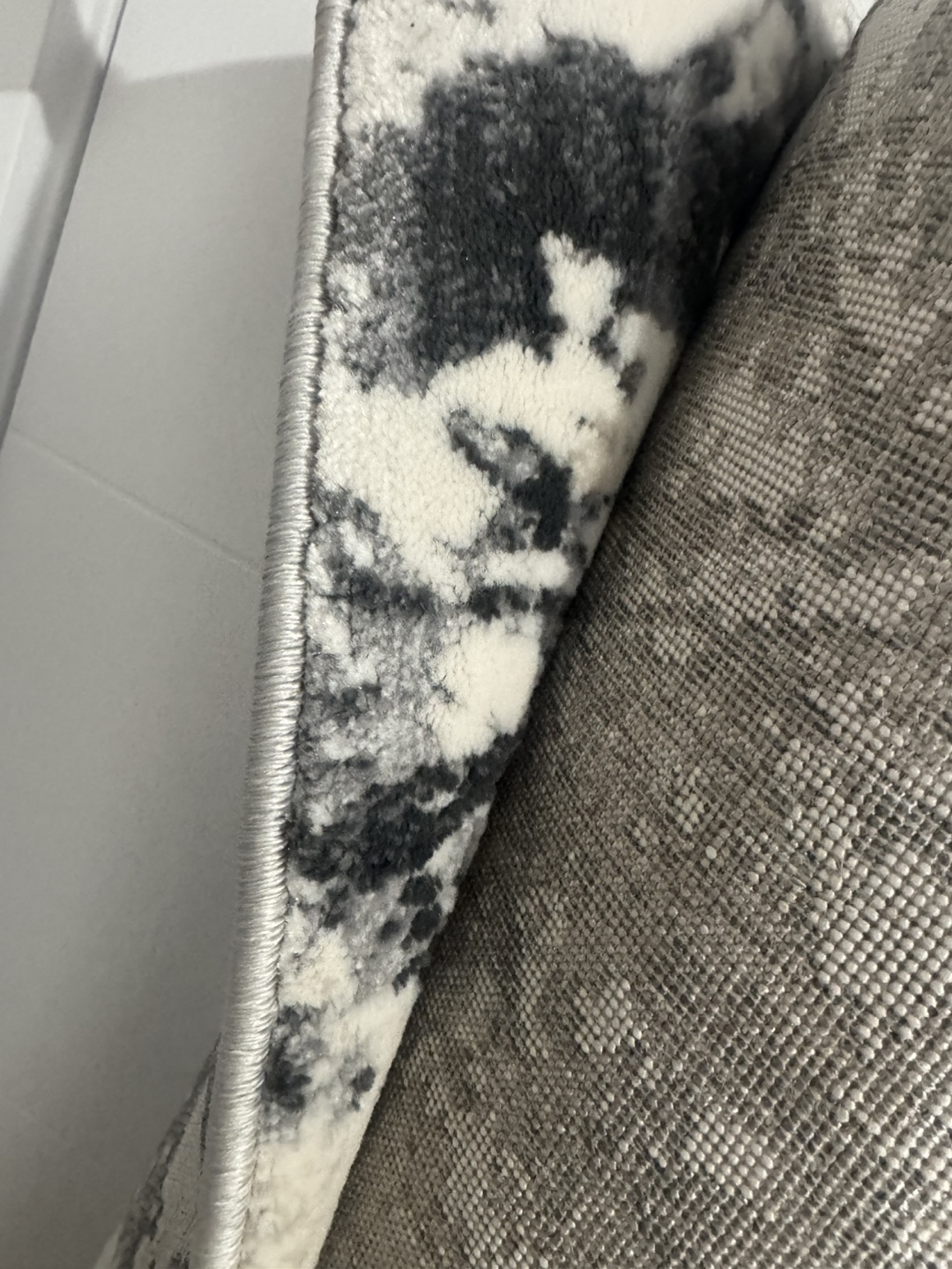 Kiran Collection Area Rug - Grey and Beige Marble Design - photo 3