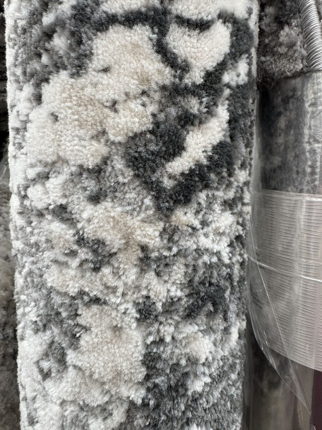 Kiran Collection Area Rug - Grey and Beige Marble Design - photo 4