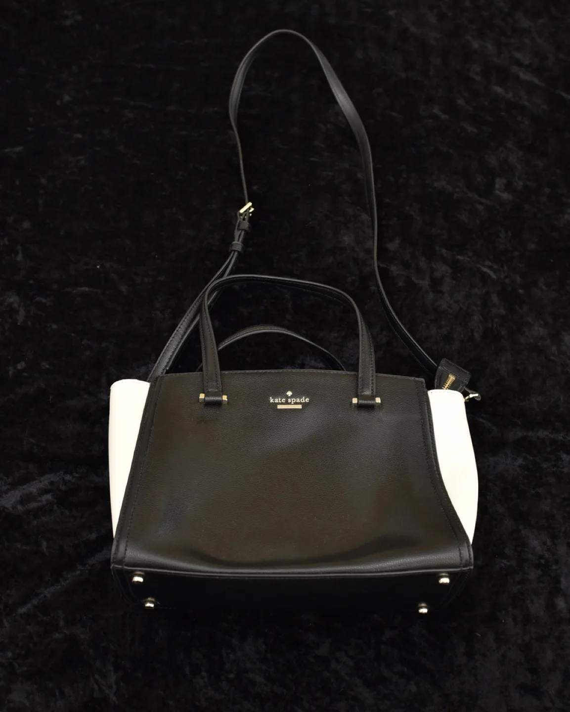 Kate Spade New York Black and White Handbag thumbnail