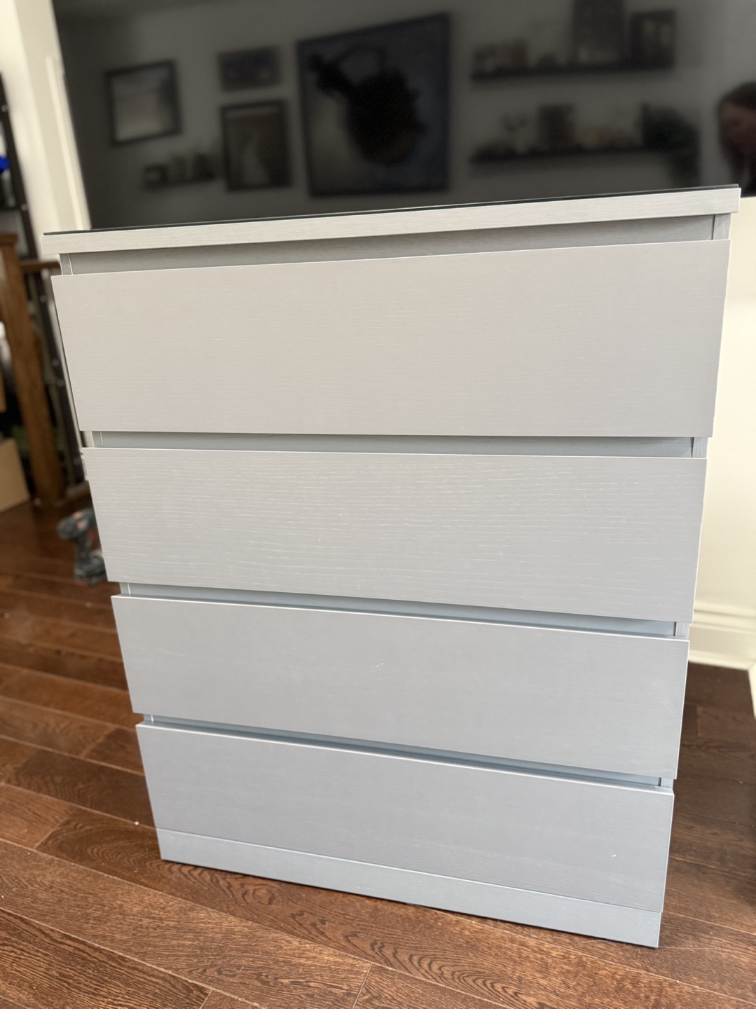 4-Drawer dresser ikea  - Grey