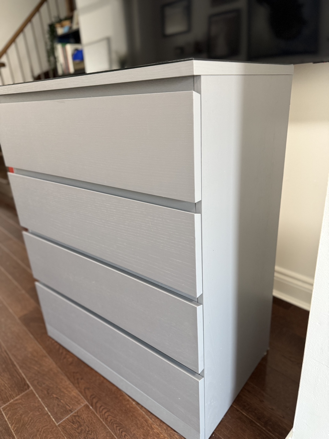 4-Drawer dresser ikea  - Grey - photo 2