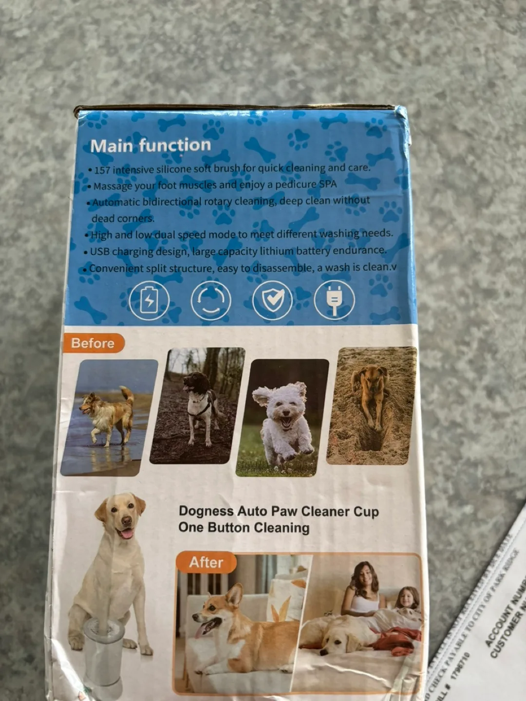 Leasote Automatic Dog Paw Cleaner image indicator(5)