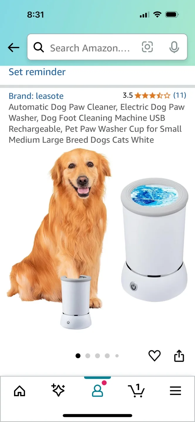 Leasote Automatic Dog Paw Cleaner image indicator(2)